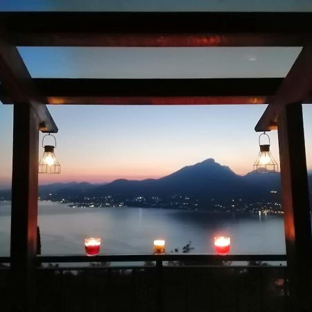 B&B Da Paolo Con Vista Lago Di Garda San Zeno di Montagna Bagian luar foto