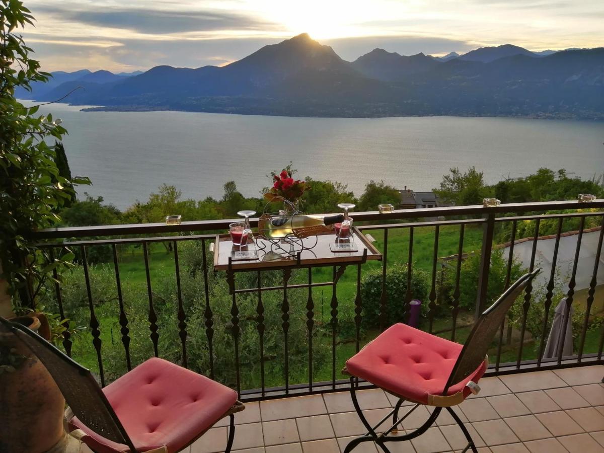 B&B Da Paolo Con Vista Lago Di Garda San Zeno di Montagna Bagian luar foto