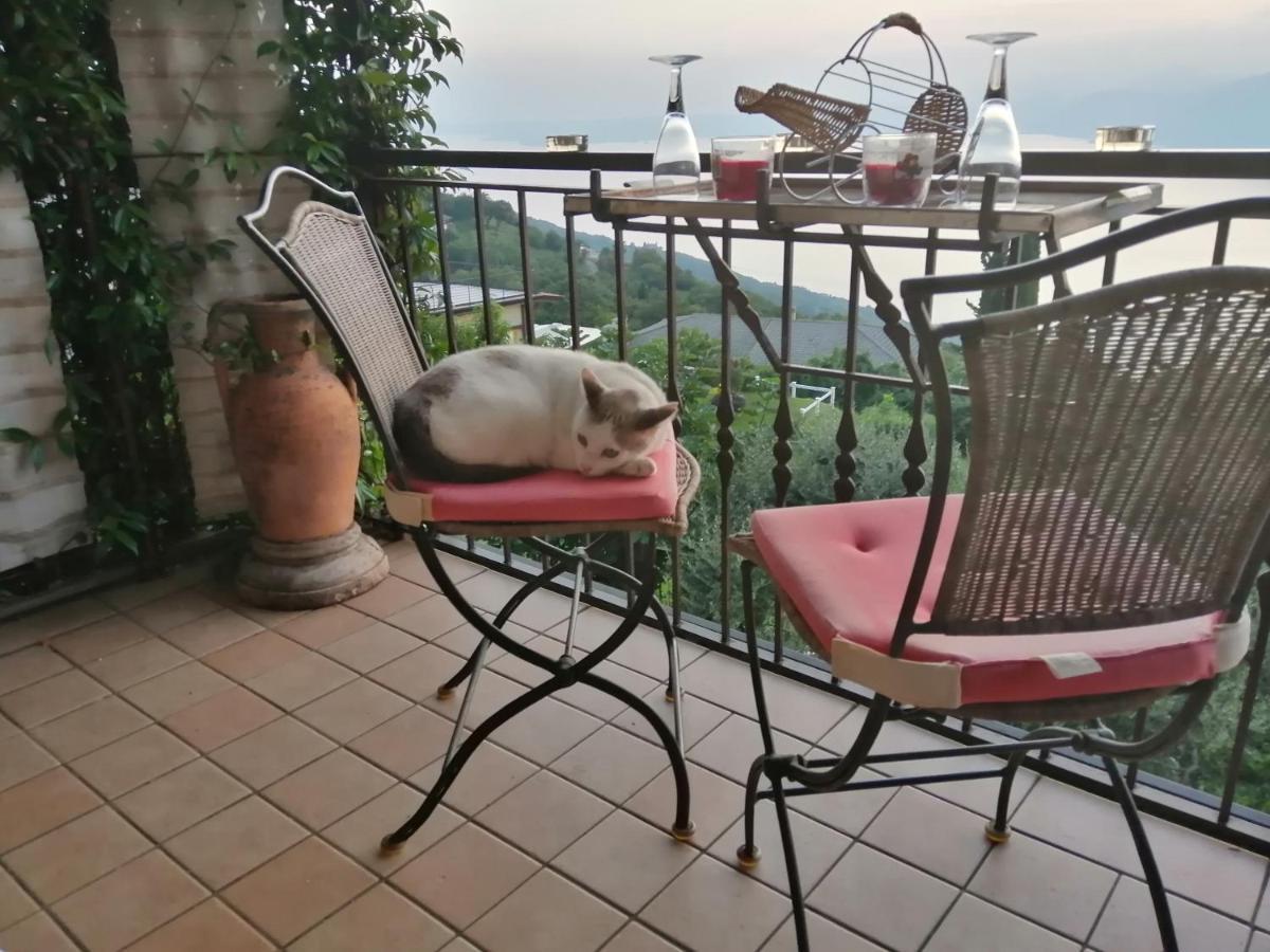 B&B Da Paolo Con Vista Lago Di Garda San Zeno di Montagna Bagian luar foto