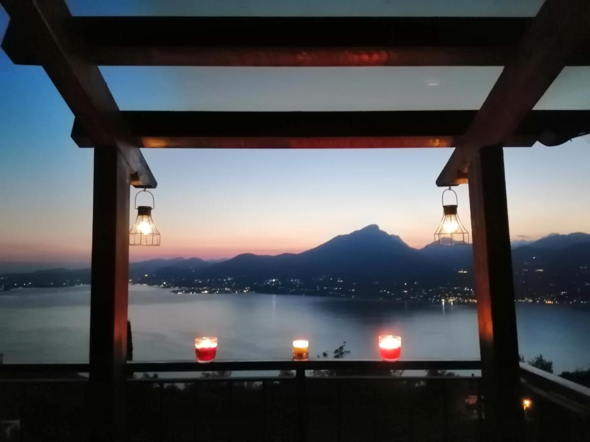 B&B Da Paolo Con Vista Lago Di Garda San Zeno di Montagna Bagian luar foto