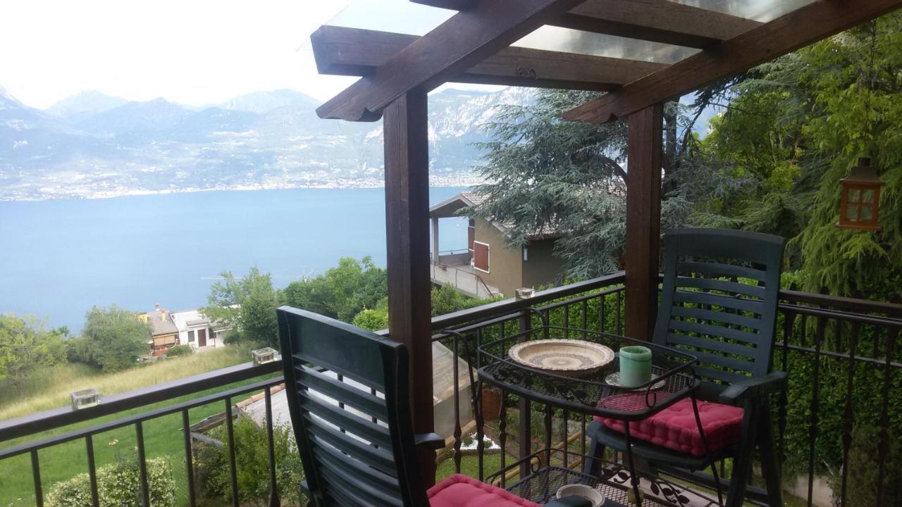B&B Da Paolo Con Vista Lago Di Garda San Zeno di Montagna Bagian luar foto