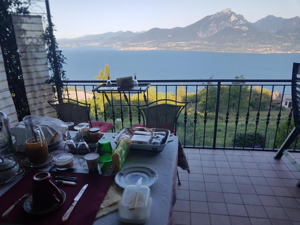 B&B Da Paolo Con Vista Lago Di Garda San Zeno di Montagna Bagian luar foto