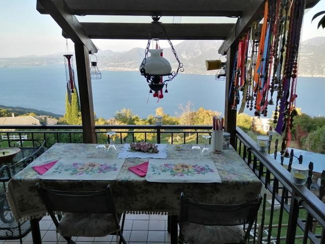 B&B Da Paolo Con Vista Lago Di Garda San Zeno di Montagna Bagian luar foto