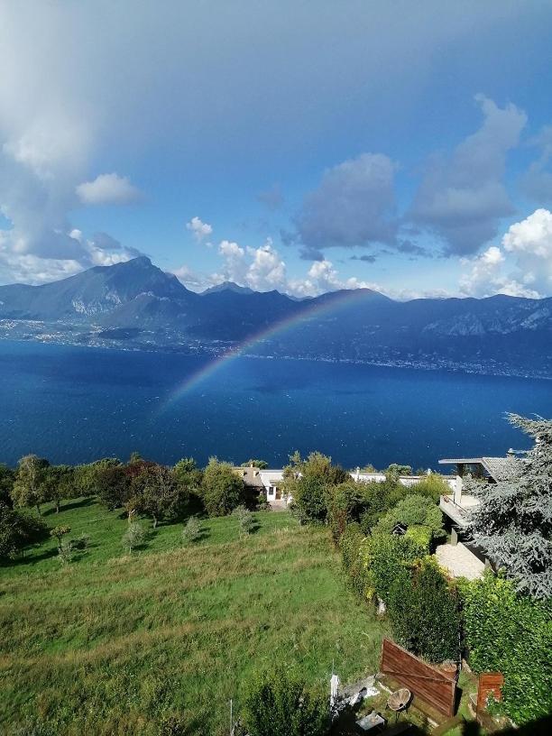 B&B Da Paolo Con Vista Lago Di Garda San Zeno di Montagna Bagian luar foto