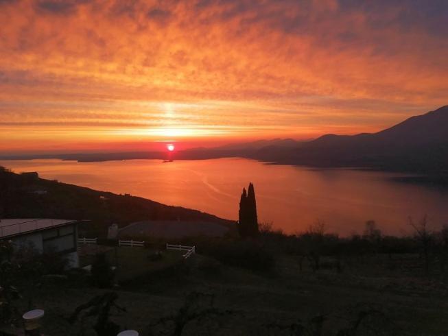 B&B Da Paolo Con Vista Lago Di Garda San Zeno di Montagna Bagian luar foto