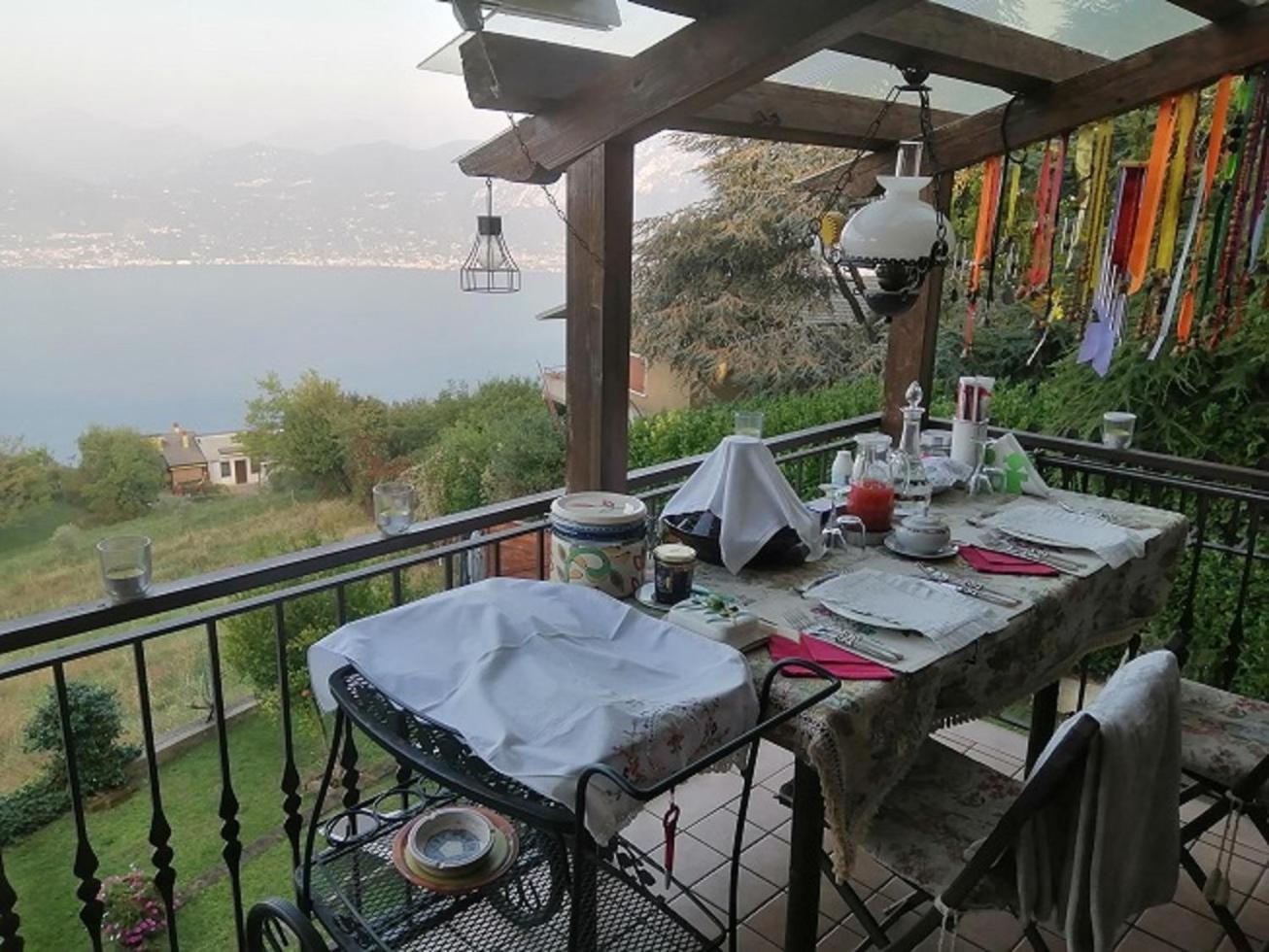 B&B Da Paolo Con Vista Lago Di Garda San Zeno di Montagna Bagian luar foto